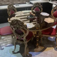 میز ناهارخوری پلیمری ۶ نفره