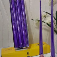 شمع قلمی نوک تیز متالیک ۳۵ سانت|صنایع دستی و سایر لوازم تزئینی|ری, شهید غیوری (ابن باویه)|دیوار