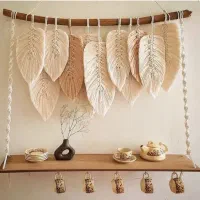 دیوارکوب مکرومه|صنایع دستی و سایر لوازم تزئینی|شیراز, باغ تخت|دیوار