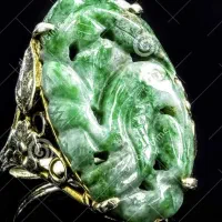 یشم جیدیت سلطنتی عتیقه کلکسیونی