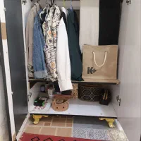 کمدلباس اینه دلاور وتخت نوجوان تشک فنری|تخت و سرویس خواب|مشهد, همت آباد|دیوار