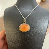 آویز عقیق خطی کوفی کهنه|کلکسیون اشیاء عتیقه|مشهد, آزادشهر|دیوار