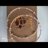 دو عدد النگو طلا البرنادو سه درصد بالای تابلو