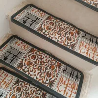 گلیم آشپزخانه. گلیم رو پله ای