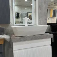 روشویی کابینتی پتینه pvc/تولیدی/تک قیمت عمده|لوازم سرویس بهداشتی|شیراز, شهرک گلها|دیوار