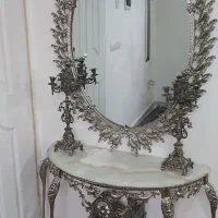 آینه شمعدان تمام برنز سنگین وزن|آینه|تبریز, |دیوار