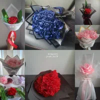 گل جاودان . باکس گل . گل شاخه ایی . دسته گل جاودان