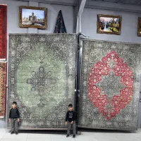 فرش۱۵۰۰شانه نخ مرینوس/با قیمتی باورنکردنی|فرش|شیراز, لاله|دیوار