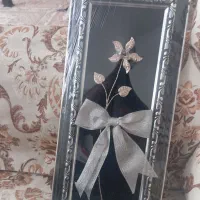 انگشتر تابلوگل نقره