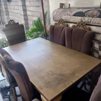 میز نهارخوری به همراه ۶ عدد صندلی