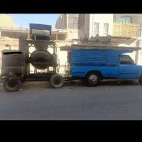 بتن ریزی با دستگاه خلاطه دیزلی (کویتی)