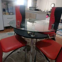 ۲ دست میز نهار خوری ۴ نفره|میز و صندلی غذاخوری|تویسرکان, |دیوار