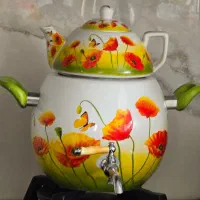 کتری قوری لعابی