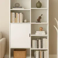 کتابخانه‌ مینیمال و پینترستی|کتابخانه، شلف، قفسه‌های دیواری|تهران, جمال‌زاده|دیوار