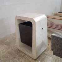 نیمکت و سطل زباله الاچیغ بتنی و سنگ مصنوعی و بتن|مصالح و تجهیزات ساختمان|تهران, صادقیه|دیوار