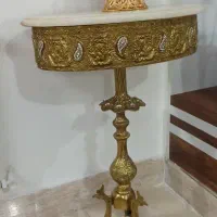 میز تلفن برنز