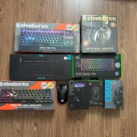 موس کیبورد هدست ریزرrazerلاجیتکlogitech استیل سریز