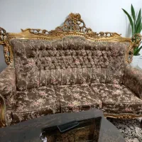 مبل سلطنتی ۷نفره با ۲تا میزبان|مبلمان خانگی و میز عسلی|آستانه اشرفیه, |دیوار