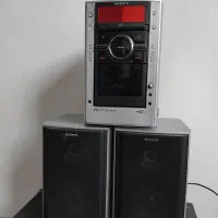 سیستم صوتی خانگیSONY سالم فلش خور،بلوتوث،DVDو کاست