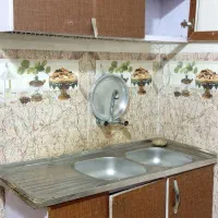 کابینت و سینگ ظرفشویی دو قلو