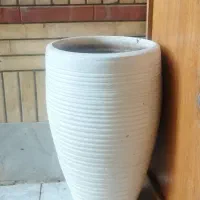 دوعدد گلدان سفالی