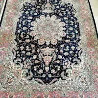 3 تخته فرش سرمه ای 9 متری نقشه اصفهان تمام آکریلیک