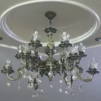 لوستر ۶ شاخه ۱۲ شعله