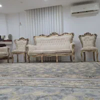 مبل سلطنتی راحتی ۹ نفره در حد نو ...