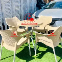 میز و صندلی پلاستیکی مدل محمدنهارخوری غذاخوری