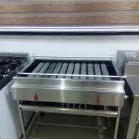 کباب پز گازی فوق حرفه ای تمام استیل