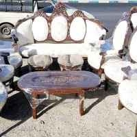 ست مبلمان و ناهارخوری سلطنتی چوب راش