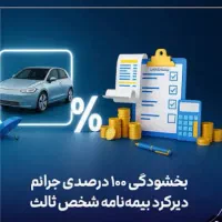 بیمه ثالث خوردواقساطی۱۱ماه باکمترین پیش پرداخت