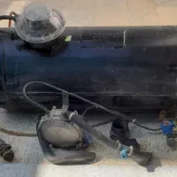 سه تکه پرده پارچه ایی و یک مخزن گاز ال پی جی سالم|پرده، رانر، رومیزی|برازجان, |دیوار