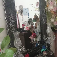 آینه و شمعدان لاله عباسی