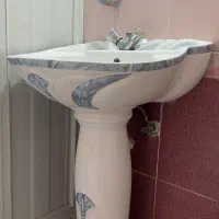 روشویی پایه دار گلسار مدل یاس