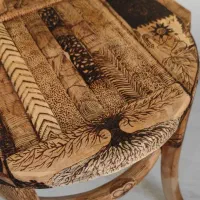 صندلی لهستانی با طراحی دست