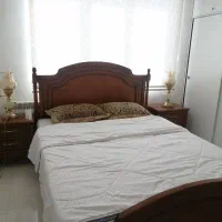 تخت دونفره تمام چوب راش|تخت و سرویس خواب|پردیس, فاز ۵|دیوار