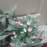 فروش دو گلدان گل مصنوعی