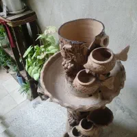آبنما زیبا خاک رس|صنایع دستی و سایر لوازم تزئینی|کرج, حصارک بالا|دیوار