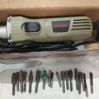 فرز انگشتی کرون و فرز بزرگ توسن و سنباده لرزون