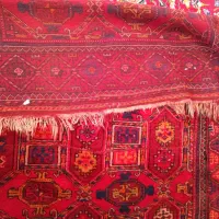 قالیچه دیوارکوب ترکمن کهنه ۱۲۰ ساله کلکسیونی|فرش|اصفهان, جلفا|دیوار