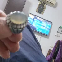 انگشتر عقیق کار دست کهنه سنک کبود