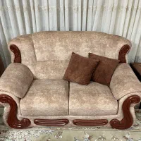 مبل ۷نفره راحتی سالم و تمیز به همراه کوسن|مبلمان خانگی و میز عسلی|مشهد, وکیل‌آباد|دیوار