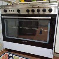 اجاق گاز ۵ شعله تمام استیل