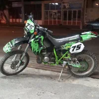 موتور KDX-200 برق فابریک با گاز خور وحشی
