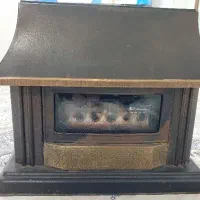 بخاری گازی طرح شومینه