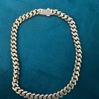 گردنبند طلا کارتیر با قفل کوبایی