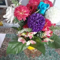 گل های مصنوعی  با گلدان|گل مصنوعی|ارومیه, |دیوار