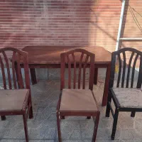 میز و صندلی چوبی اصل|میز و صندلی غذاخوری|کرمانشاه, |دیوار