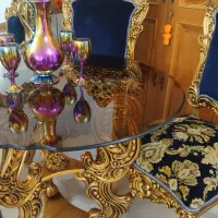 مبل ناهارخوری سلطنتی تمام چوب راش مبل راحتی چستر|مبلمان خانگی و میز عسلی|ملایر, |دیوار